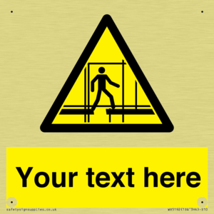 Custom Scaffold Incomplete Sign